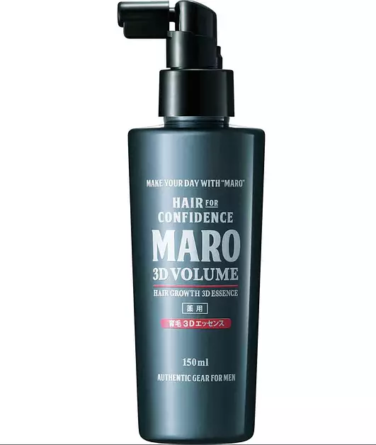 MARO 3D Volume Up Cool Shampoo - Achieve 150% More Volume, Clean & Refresh Scalp, Repair & Strengthen Hair - Cooling Effect, DHT Blocker For Men, Hair Growth Products Mens Shampoo, Gifts For Men