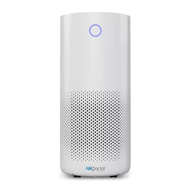 AirDoctor 4000 Air Purifier for Large Rooms | Triple filtration technology with UltraHEPA, Carbon/VOC material & Air Quality Sensor | Captures Particles 100x Smaller Than HEPA Standard (White)