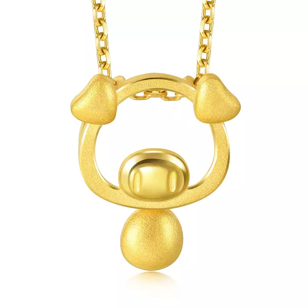 CHOW SANG SANG 999.9 24K Pure Gold Pendant Price-by-Weight 1.87g