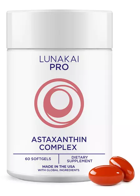 Lunakai Astaxanthin 12mg Softgels, 60ct