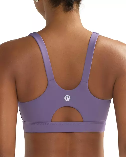 RUNNING GIRL Sports Bras for Women High Support, Molded Cup Running High Impact Sports Bra with Sewn in Pads(3026_Dusty Lavender_XXL)