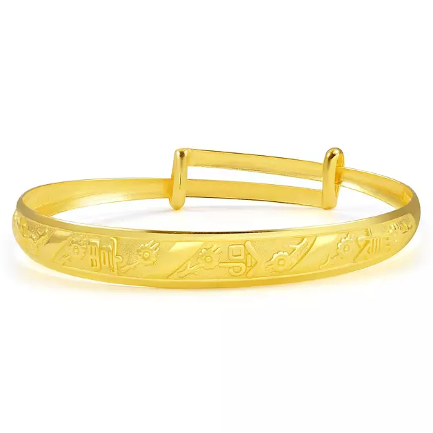CHOW SANG SANG 999.9 24K Pure Gold Bangle Price-by-Weight 2.99g