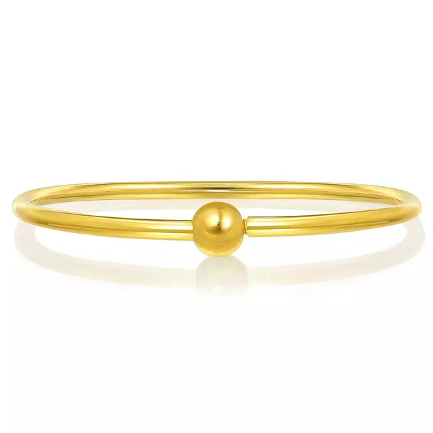 CHOW SANG SANG 999.9 24K Pure Gold Bangle Price-by-Weight 11.6g
