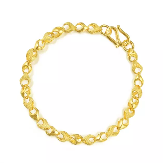 CHOW SANG SANG 999.9 24K Pure Gold Bracelet Price-by-Weight 13.84g
