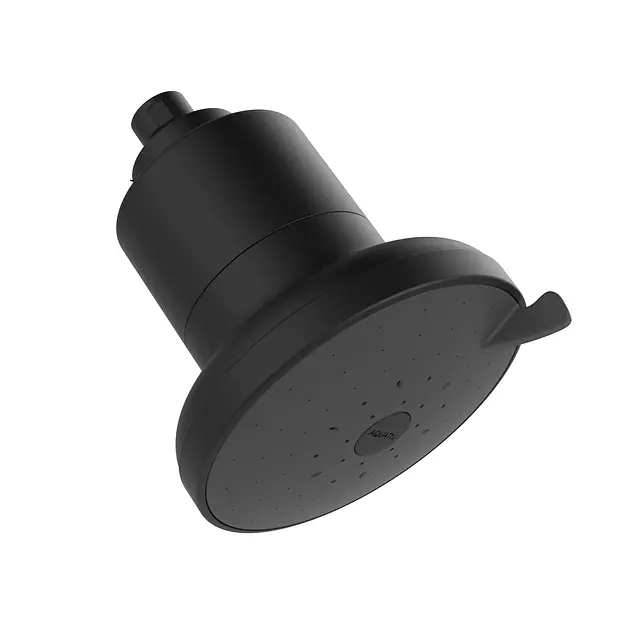 AquaTru Shower - Advanced Shower Filter Removes Impurities from Hard Water to Support Healthy Skin, Scalp, Hair, Reduce Breakage, and Enhance Your Beauty and Self-Care Routine (Matte Black)