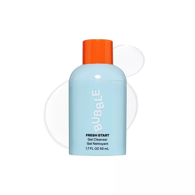 Bubble Skincare Fresh Start Gel Face Cleanser for Oily Skin, Travel, 50 ml