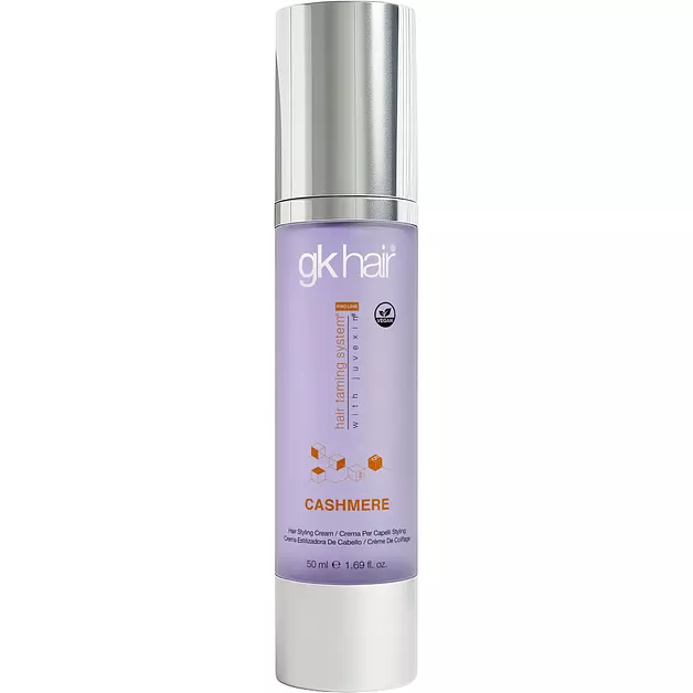 GK HAIR Cashmere Hair Cream 1.69 Oz – Smoothing & Shine Styling Cream with Argan Oil, Anti Frizz Hair Cream for Soft, Silky & Manageable Hair, Lightweight Styling Cream for All Hair Types