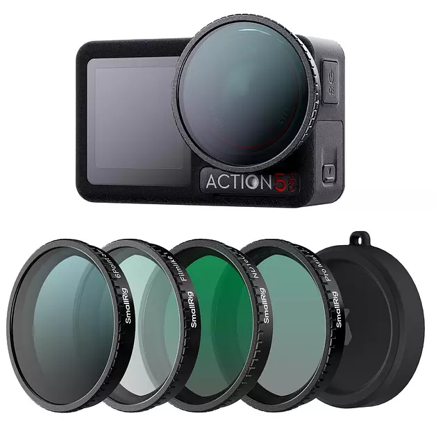 SmallRig 5-in-1 Filter Kit for DJI Osmo Action 5 Pro/4-5412