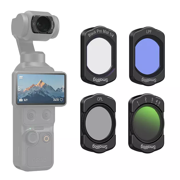 SmallRig Magnetic VND & CPL & Effect & LPR Filter for DJI Osmo Pocket 4/3
