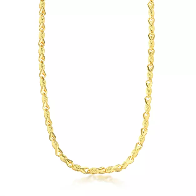 CHOW SANG SANG 999.9 24K Pure Gold Necklace Price-by-Weight 17.59g