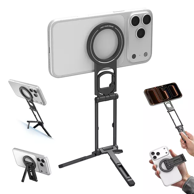 SmallRig FS-C1 Magnetic Phone Tripod with Carabiner Clip - 6470