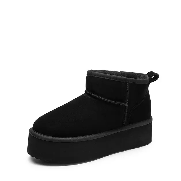 DREAM PAIRS boots,Size 10W,Black,SDSB25003W-W