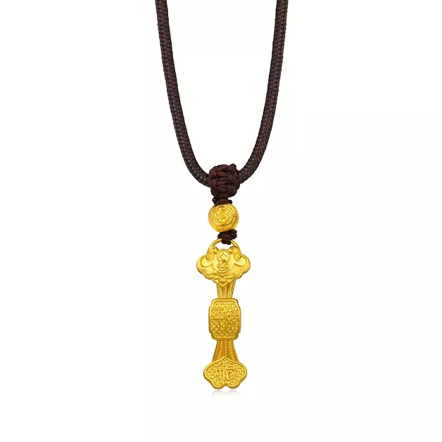 CHOW SANG SANG 999.9 24K Pure Gold Necklace Price-by-Weight 10.85g