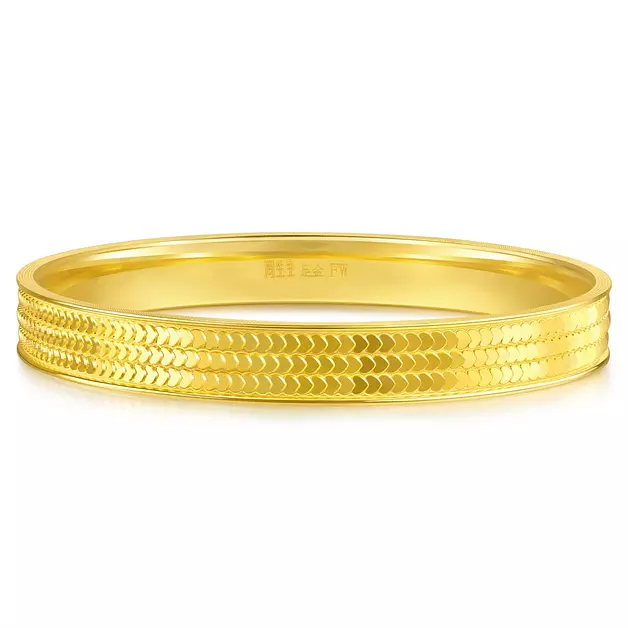 CHOW SANG SANG 999 Gold Bangle Price-by-Weight 51.27g