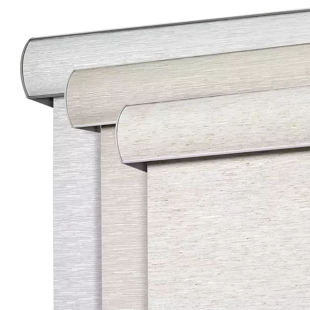 Joydeco Cordless Blackout Roller Shade, Zero-Gap Top, 38" W x 72" H, Cream