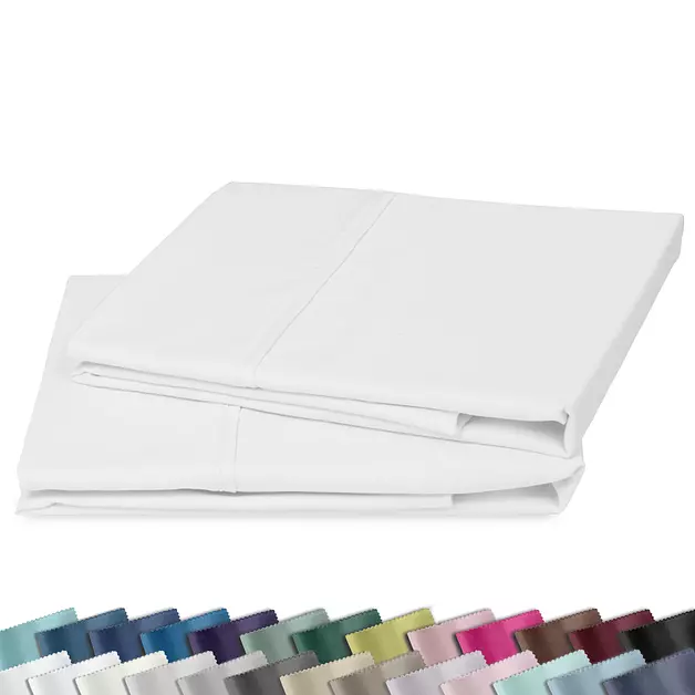 California Design Den 2-Pack Pillow Case Standard Size, 100% Cotton Sateen